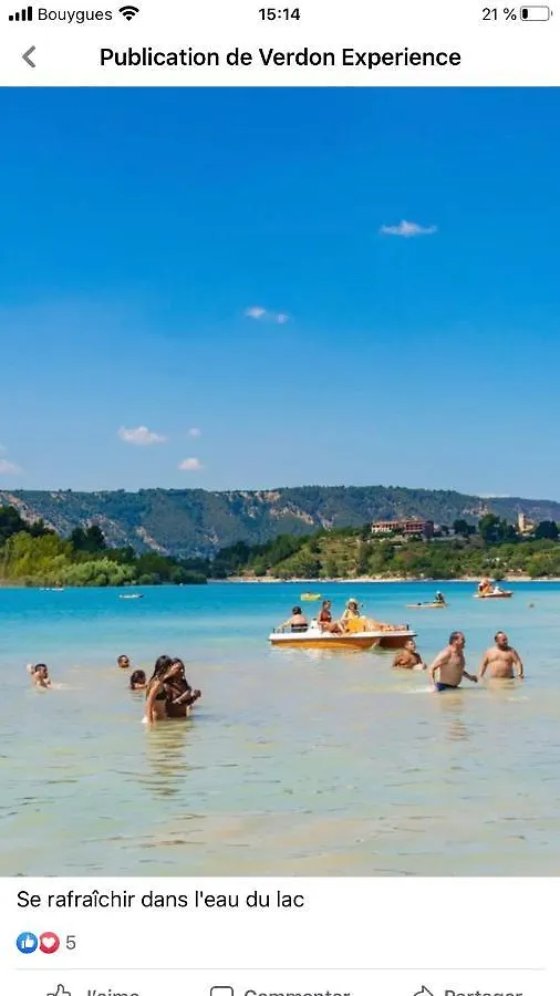 Villa caligna Artignosc-sur-Verdon Francia